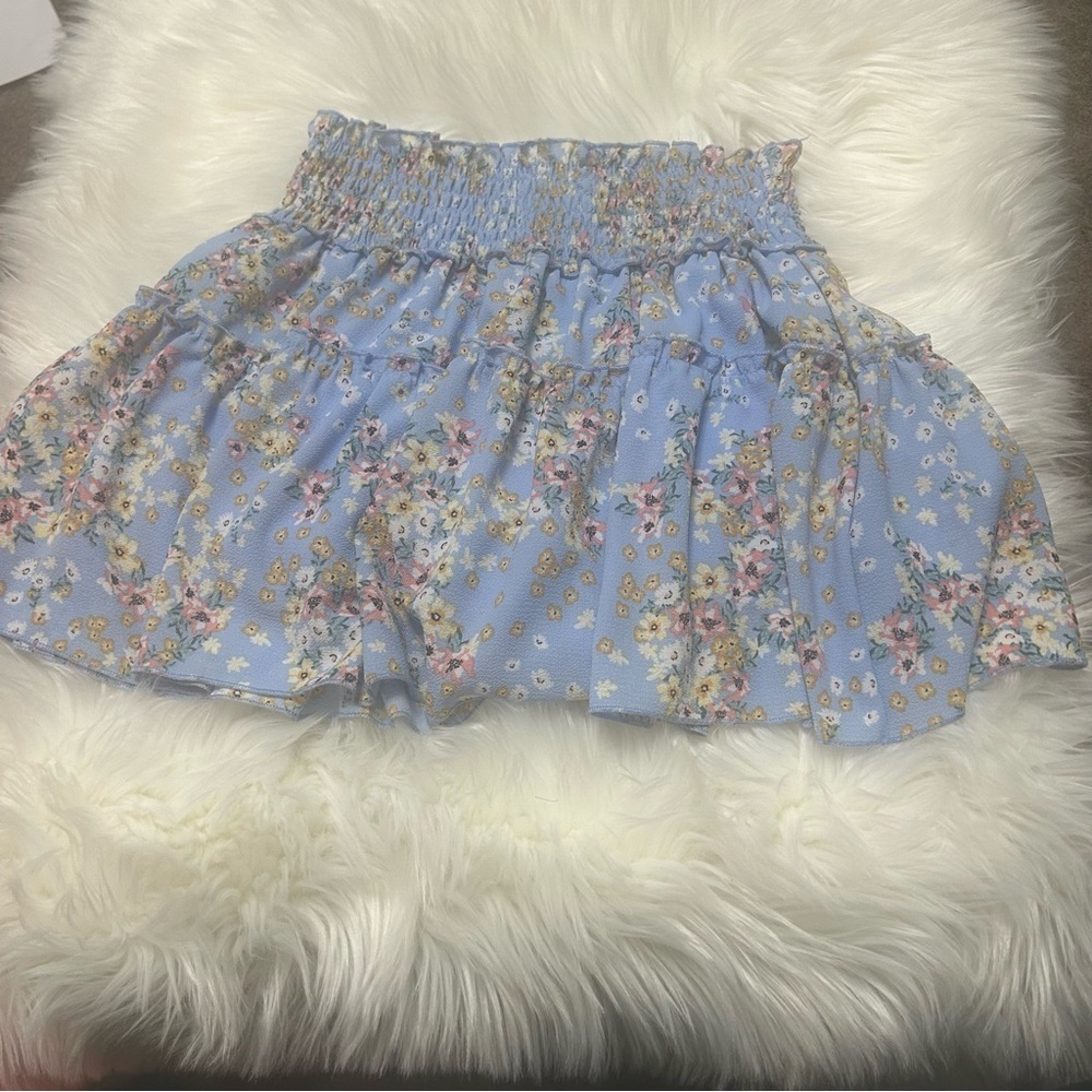 Size 10/12 GIRLS Floral Skort E2